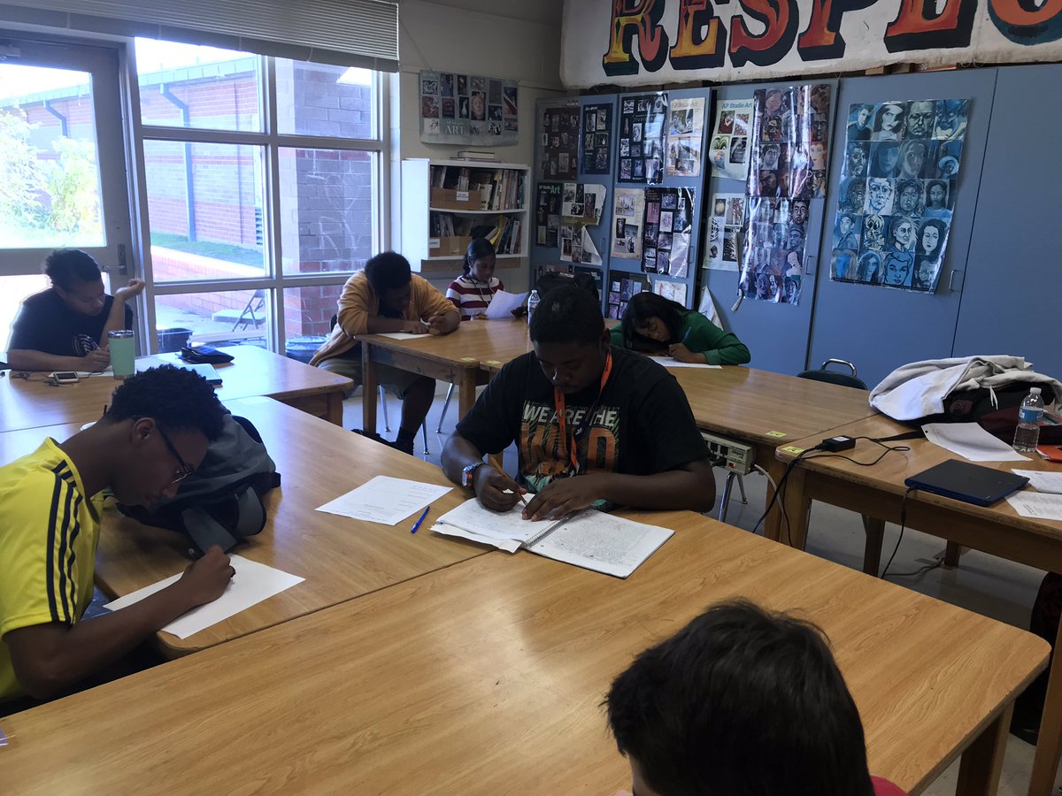MrMcMicken's tweet photo. Creating found poems from the lyrics to @kendricklamar & @sza’s “All The Stars” today @rvhs in @RichlandTwo for #RVReads2018 Black Panther @Marvel https://t.co/XDDU1S5Cyu