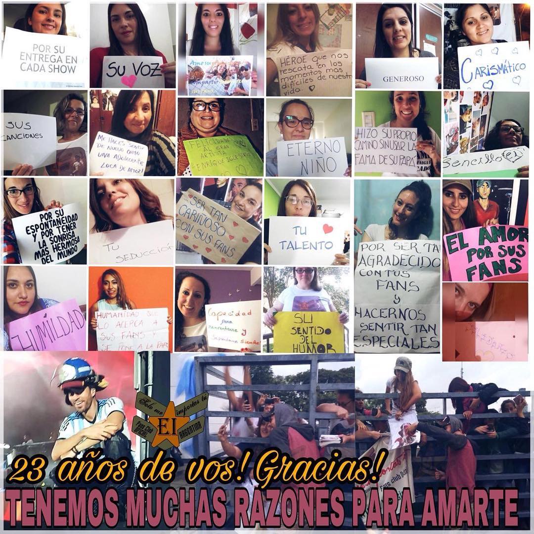 nanchy062's tweet photo. Gracias @enriqueiglesias  por estos #23yearsofEnrique  sos unico💙 @smeimportastu https://t.co/RsDfxCPvZx