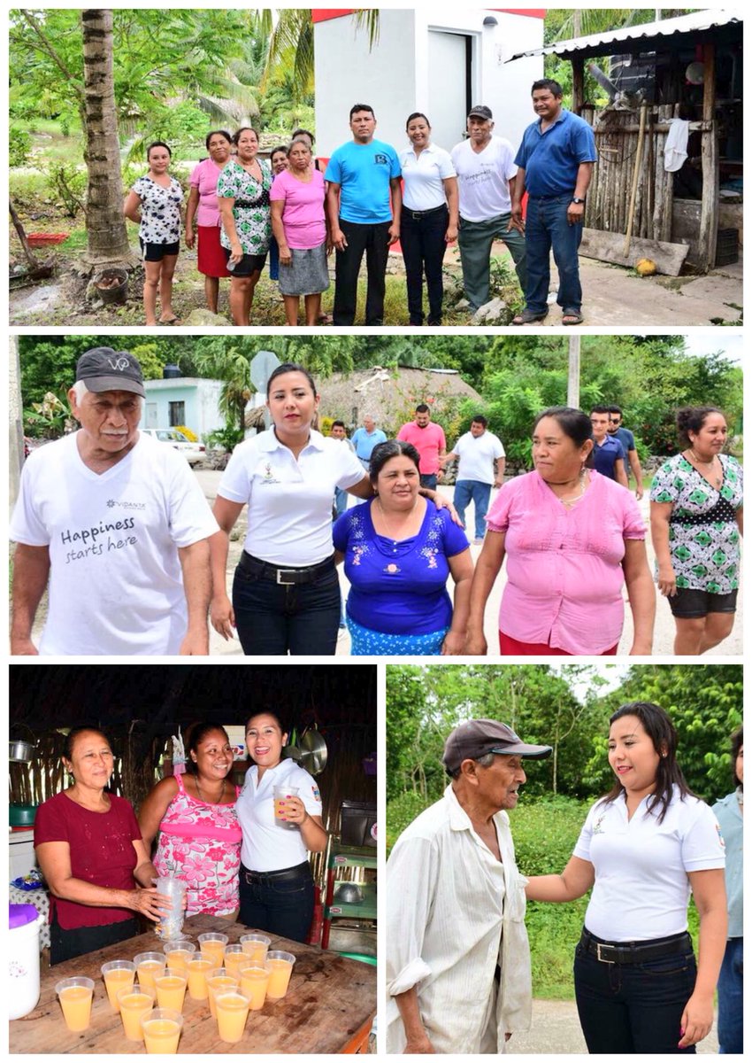 ¡Hoy entregamos pisos y #BañosConBiodigestores en #NuevoIsrael,  #NuevaLoria, #Ramonal y #SantaLucia! Gracias por sus palabras, su cariño y sus abrazos. ¡Regresaremos porque somos muchos los que amamos esta tierra! #GobiernoDeVisiónYCompromiso