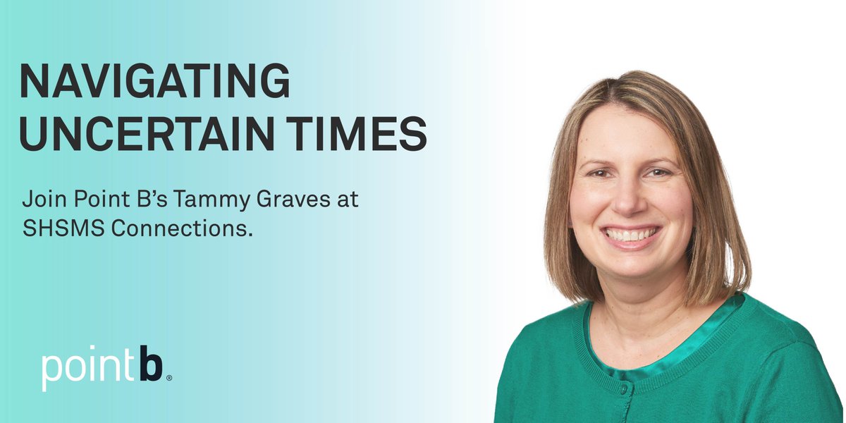 PointB's tweet photo. Point B's Tammy Graves joins a panel of executives at @SHSMDAHA's pre-conference workshop, Navigating Uncertain Times, to discuss how #healthcare organizations can build a #strategy to survive, and thrive, during this type of disruptive change. https://t.co/1KK4ny7GpQ #SHSMD18 https://t.co/CEtFscRad6