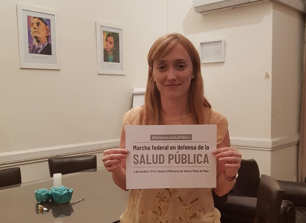 📣 4 de octubre, Marcha Federal en defensa de la Salud Pública! 💪