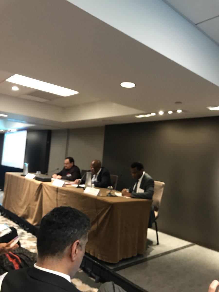 Minister Motsoaledi says that there is a massive pool of people infected with TB that may develop TB. “Prevention is better than cure” and we need to treat those at highest risk of developing TB, people living with HIV, children &amp; health care workers   #HLMTB, @unitaid