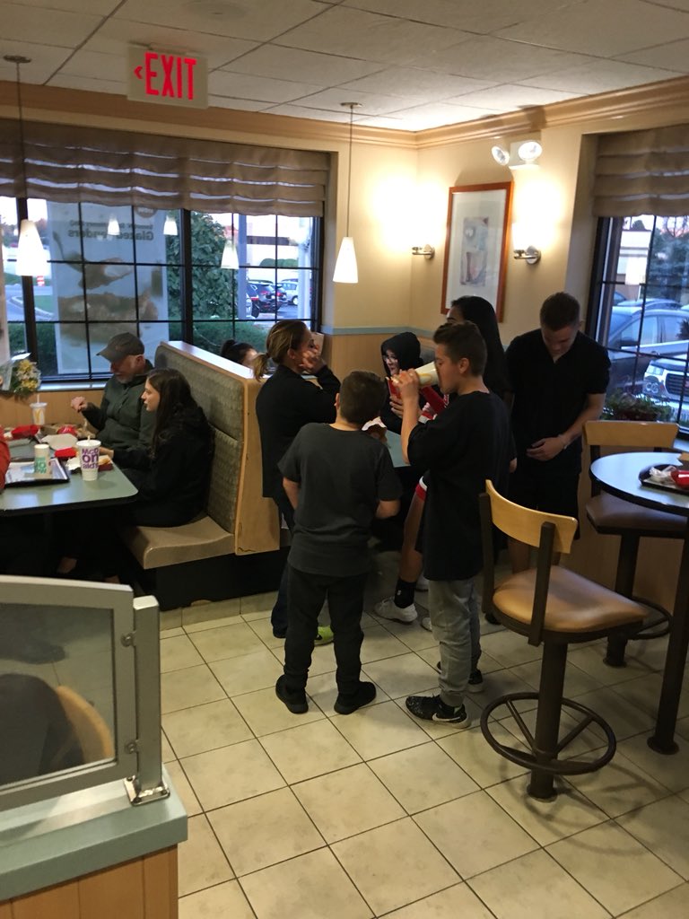 nicolethorsen2's tweet photo. McDonald’s is experiencing a steady stream of stallions! Keep coming! #stratfordrocks #imlovingit https://t.co/80sNHaPZpn