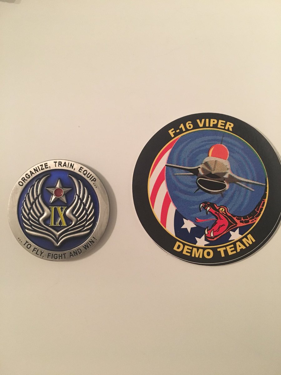 JennaFryer's tweet photo. Pretty cool day Shaw AFB with the 77th Fighter Squadron, @ViperDemoTeam and @BubbaWallace. It was JUST like being on Top Gun. Without the sex, volleyball or Righteous Brothers. https://t.co/npDsG2gmJ2