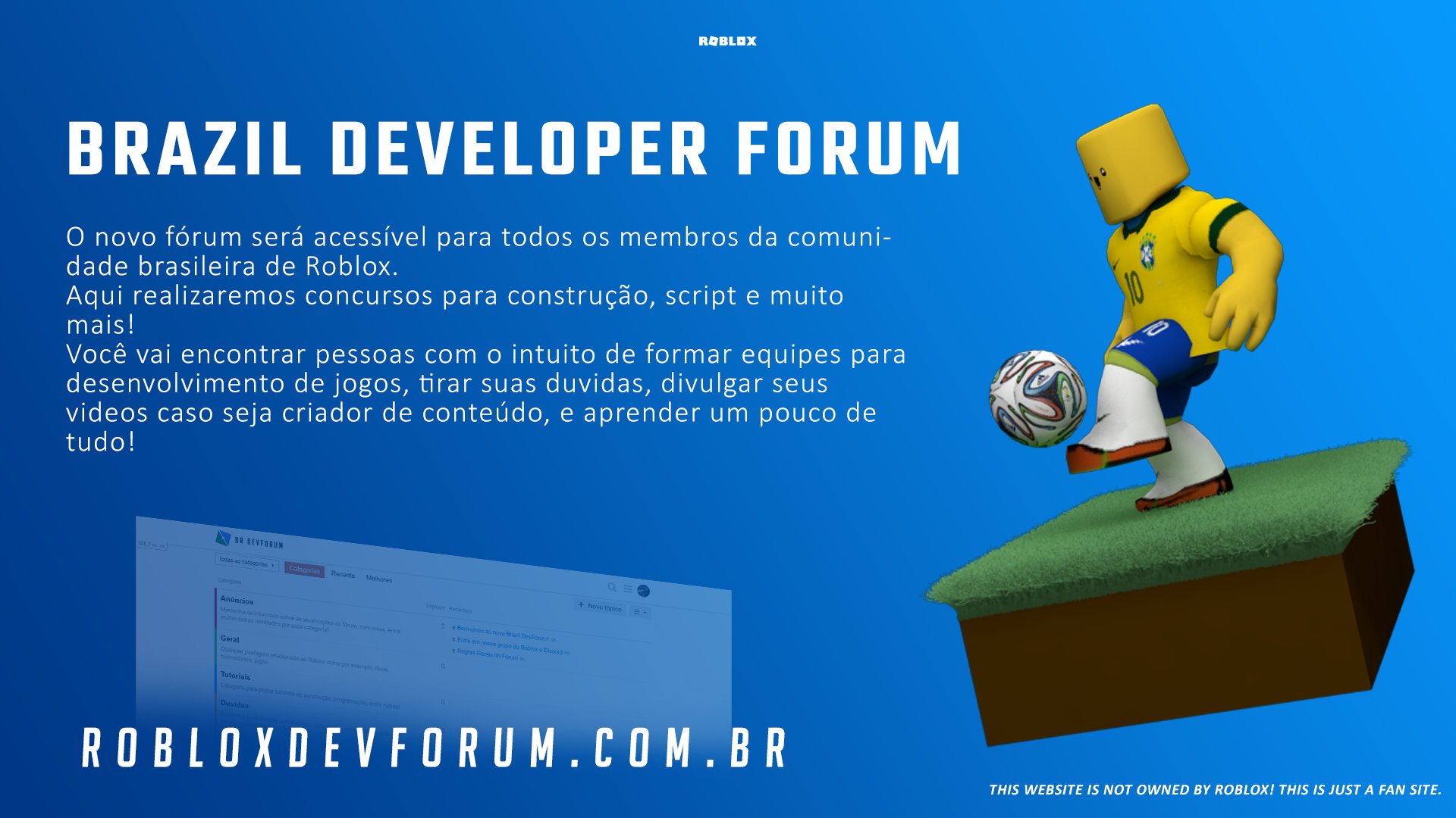 Roblox Brazil DevForum on X: #Roblox #RobloxDev Confira o novo