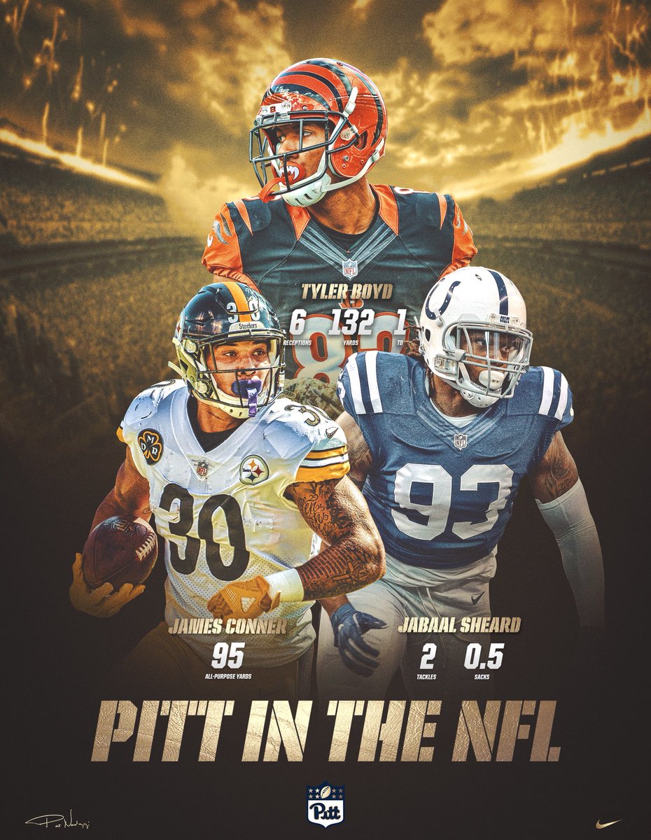 CoachDuzzPittFB's tweet image. Panthers in the Pros‼️ 
First 100 yard game for @boutdat_23 #TalkToEm