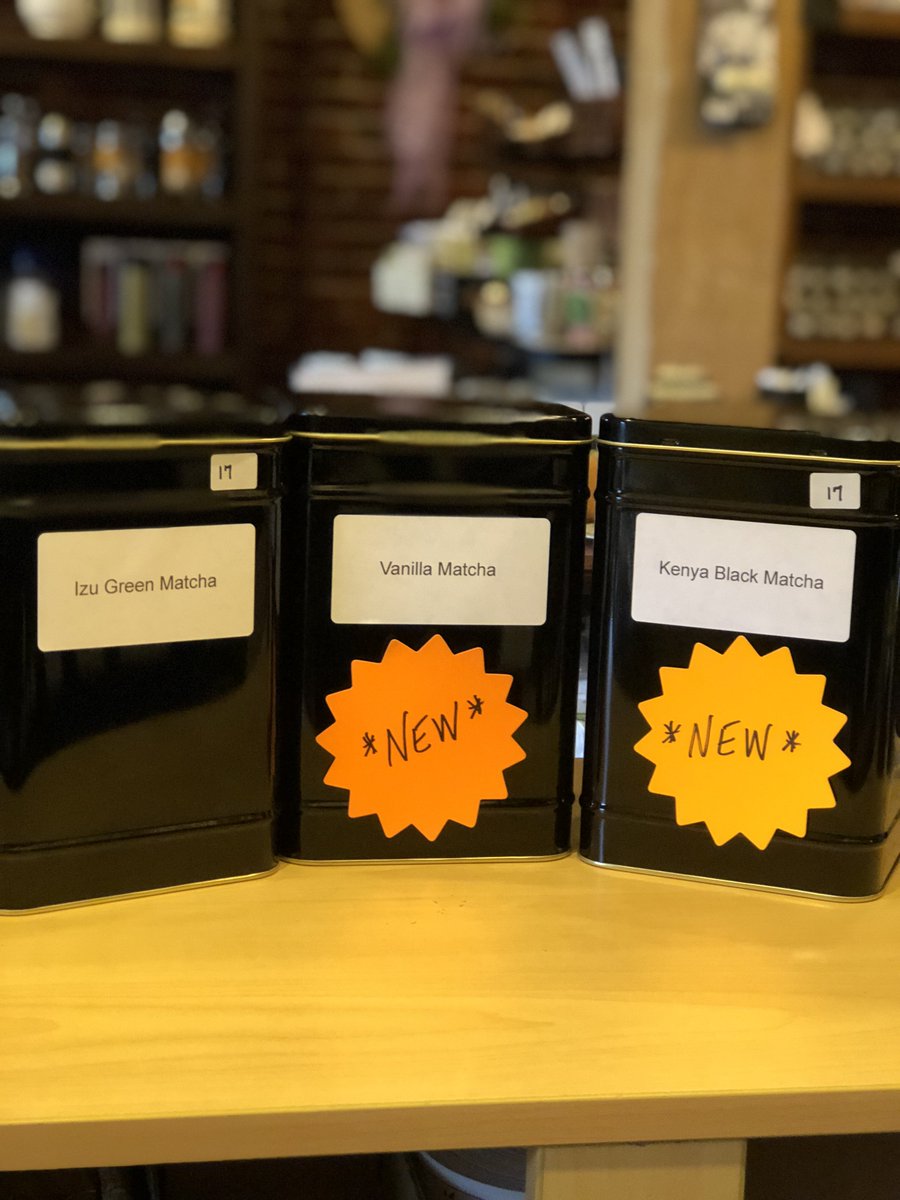 TheTeaShoppeWV's tweet photo. NEW arrivals at The Tea Shoppe!
Vanilla Matcha & Kenya Black Matcha
#NEW #matcha #tea #theteashoppewv #vanilla #drinktea #lovetea #teashoppe #tearoom https://t.co/cPaljmVKFu