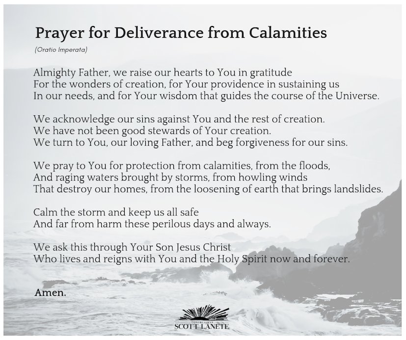 scottlanete's tweet photo. Sharing with you a prayer... ￼🙏 Let us continue to pray for the safety of our family, nation, and fellow Filipinos. #PrayforthePhilippines #Prepare #PrayerForDeliverance #Typhoon https://t.co/Hc5Y3Q60Pt