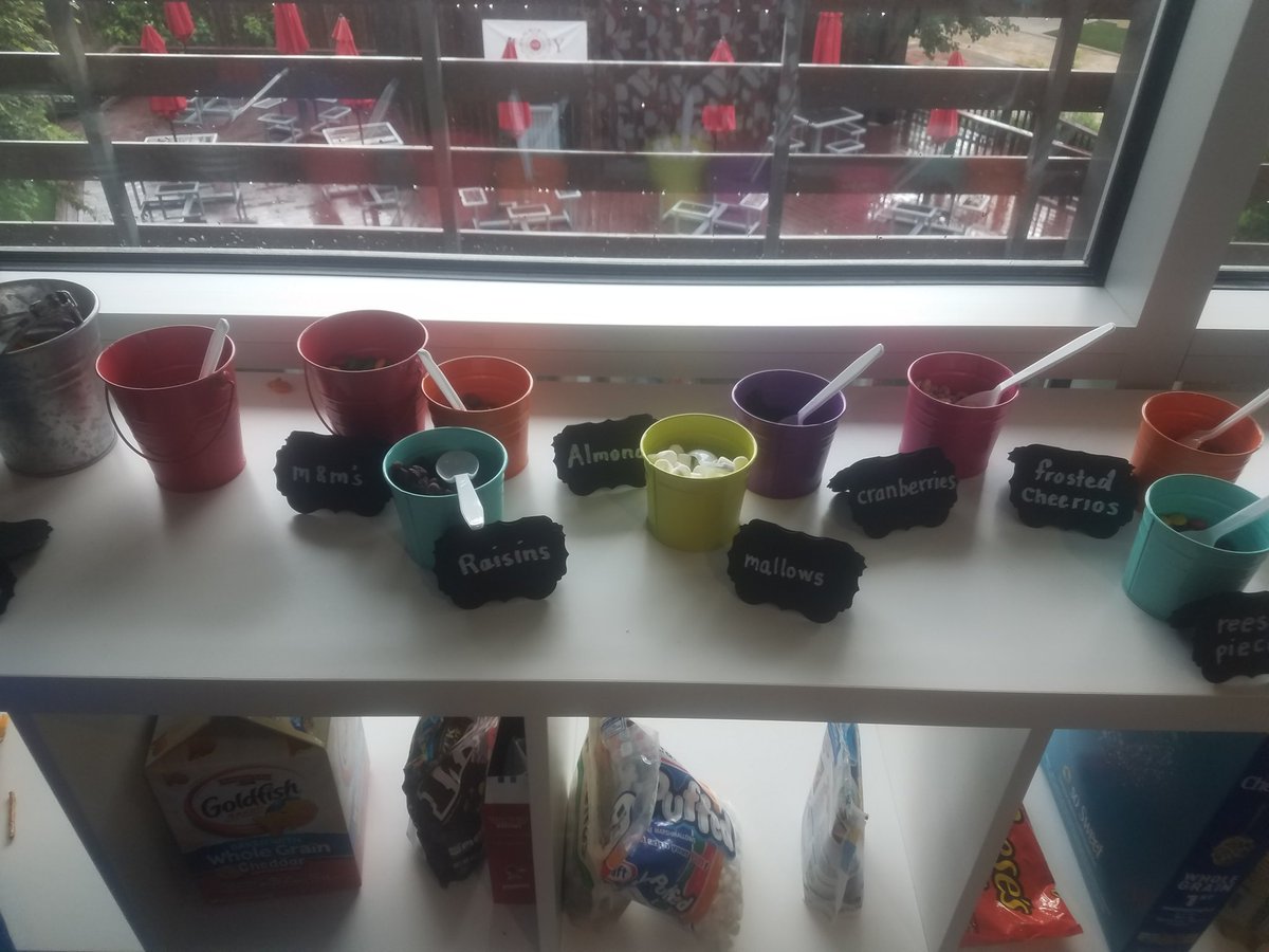 MrsDinh's tweet photo. Wonderful "book tasting" teacher-reviewed books at the conclusion of our #StaffMeeting today! Yummy treats as teachers perused peer reviews for #NewBooks to introduce to our students or PD books for teacher growth. #TeachersReadToo #NewClasssics #ExpandingOurWorldToExpandTheirs https://t.co/OnrOmtjlI9