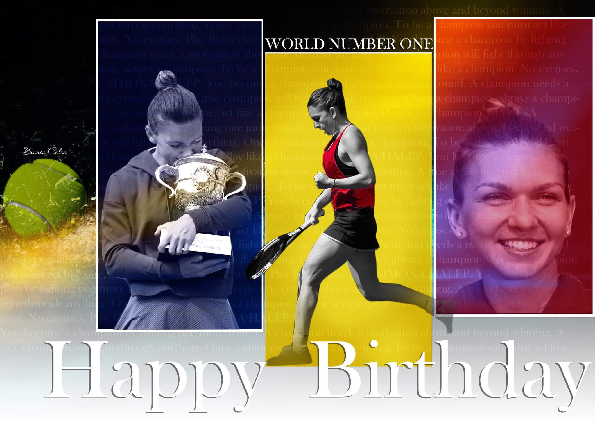Happy birthday,      credit: 