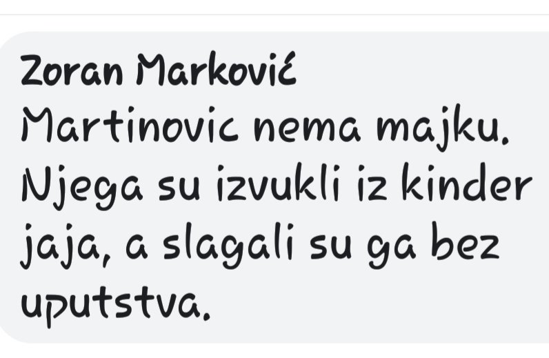 Жељка Станојковић (@mamastanoj1) on Twitter photo 27/09/2018 13:55:05 Povodom Martinovićevih tvrdnji da je protest mama udar na Vladu. Sa fb.???????????????????? Povodom Martinovićevih tvrdnji da je protest mama udar na Vladu. Sa fb.????????????????????