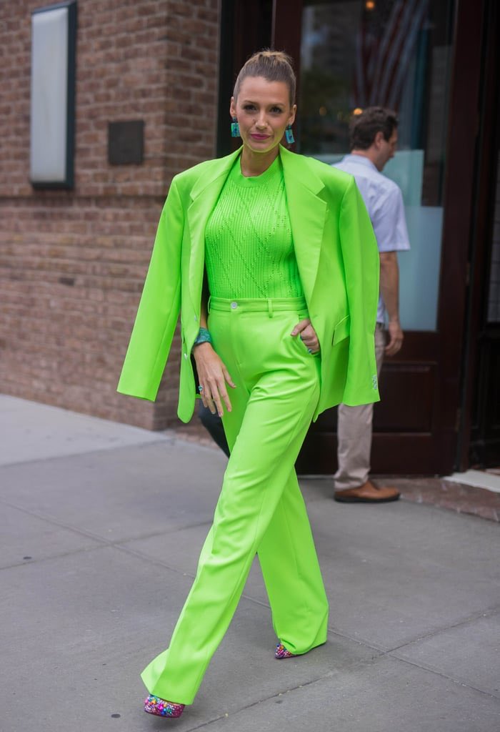 nowthisisliving's tweet image. Blake Lively in a pant suit... I. Am. Gay.