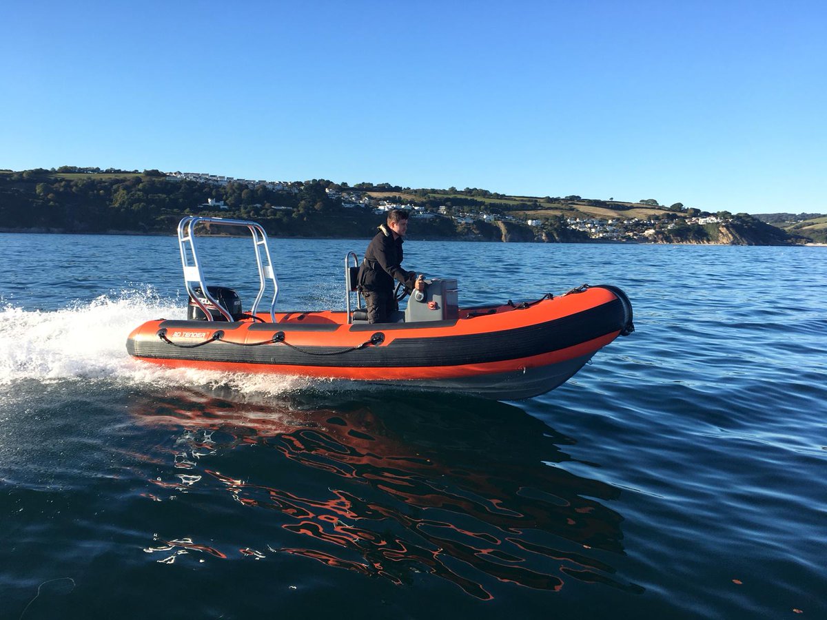 oceanfirstuk's tweet photo. latest 3D XPRO Safety 535 out on sea trials at Looe yesterday - ready now for Demo and Sale. https://t.co/LbRqgaDGke