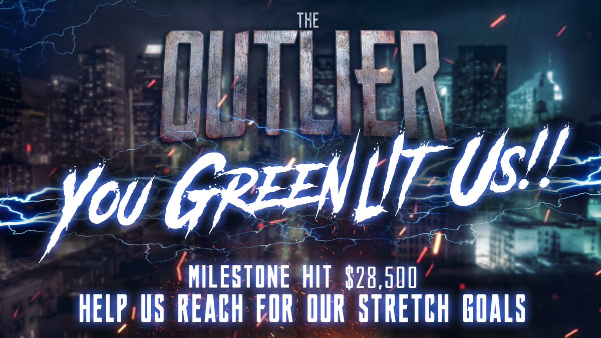 OutlierTVseries's tweet photo. It all moved so fast! 6 days and we are #GREENLIT! Reaching for #StretchGoals! Take part in the next big Super-shero #tvshow and help us create something Epic in this #pilot presentation starring @KennedyCaughell and @TheChiaraMaya --> www.outliertvseries  @ReinventingFilm https://t.co/9AeCtl5eAa