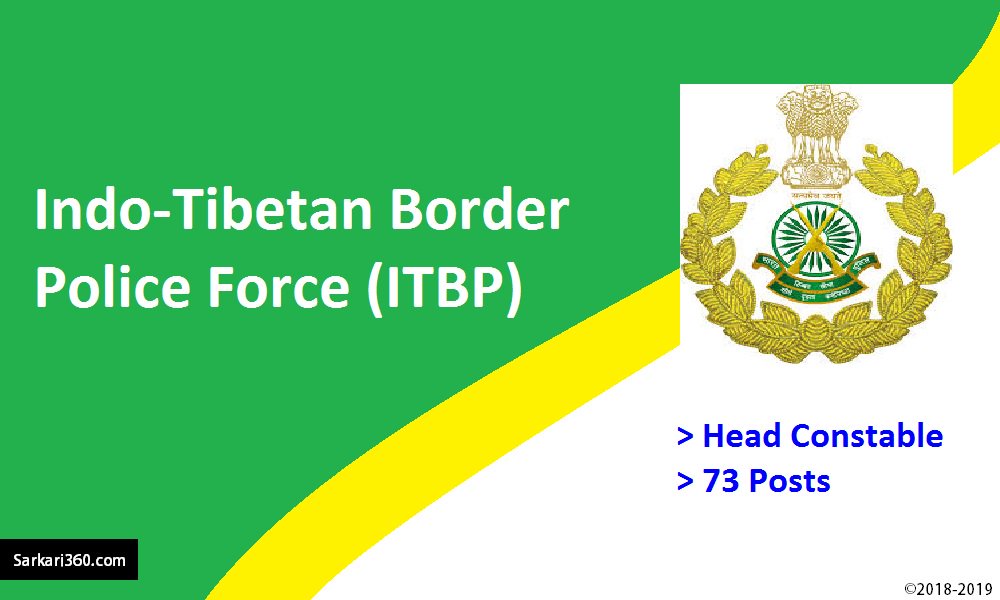 Sarkari360C's tweet photo. 🆕 Indo-Tibetan Border Police Force (ITBP) Recruitment🔻
🔥 73 Posts
> Head Constable
> Last Dt. 23/10/2018
Click Here to Apply Now 👉 https://t.co/5fjQE1Y6zd ✅
#ITBP #Govt #JobSearch https://t.co/Iwf8I62X5j