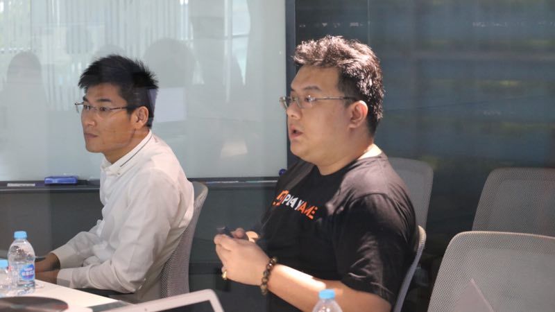 playgame_pxg's tweet photo. We are here at The Blockchainer roadshow in Beijing. Meet a lot of cool projects and introducing PlayGame to the Chinese market. Hoping for more collaboration with the local players. https://t.co/jfBmWMpl63