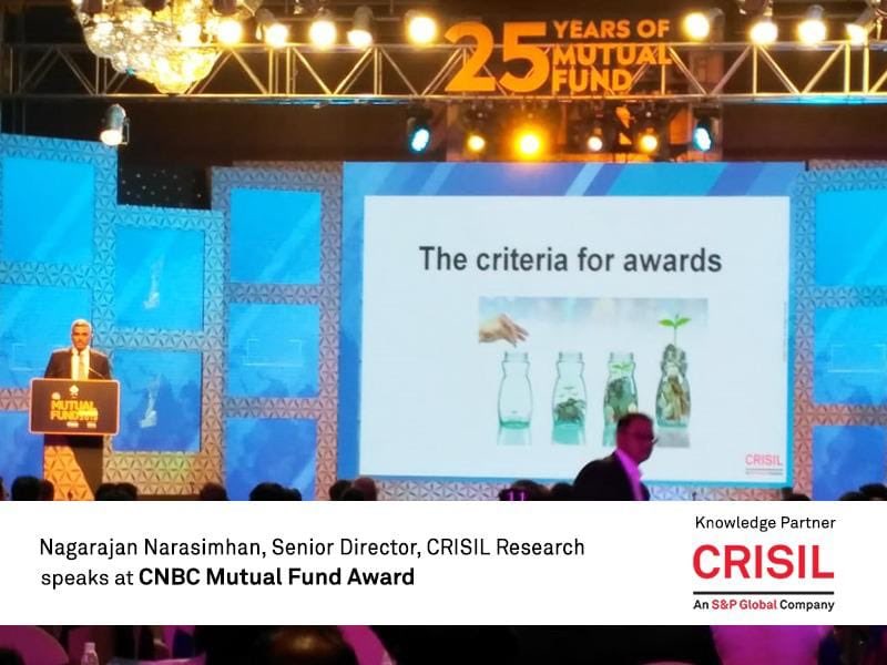 .<a href="/iam_nags/">Nagarajan</a>, Senior Director, #CRISILResearch speaks <a href="/CNBCTV18News/">CNBC-TV18</a> Mutual Fund Awards 2018, where the selection process is powered by #CRISIL #MFRanking.
