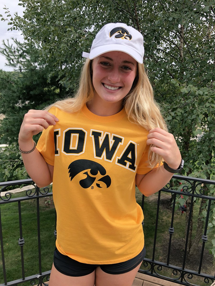 georgiakclark's tweet photo. I am excited to announce my commitment to swim and study at the University of Iowa next fall! Beyond thankful for the support of my family and coaches along the way. It’s a great day to be a Hawkeye! 💛🖤 #FightForIowa #BIGaddiction https://t.co/CuoRlX9sjl