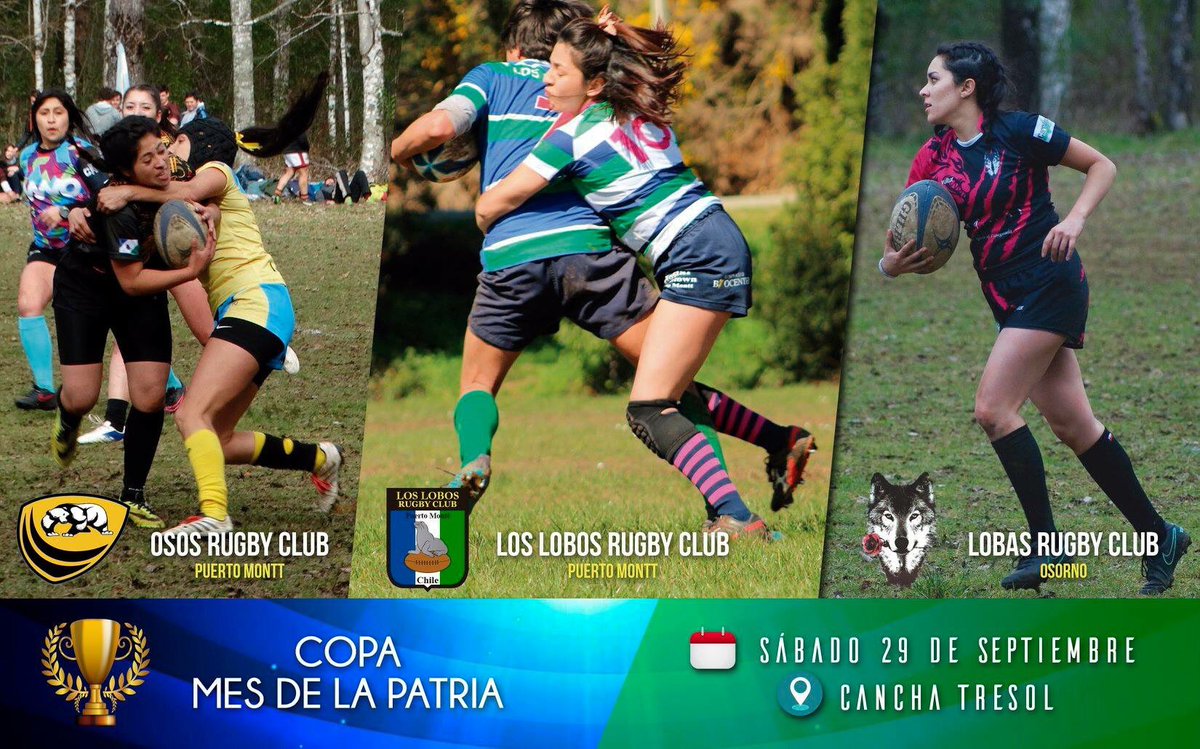 LosLobos_RC's tweet photo. Este sábado nuestro equipo femenino disputara la Copa Mes de la Patria, organizado x #OsosRC de Puerto Montt, donde se medirán contra #LobasRC de Osorno y el anfitrión #OsosRC
El evento comenzara desde las 10:30 horas en la Cancha de Tresol (Camino Aeropuerto). https://t.co/CkIs6I9ukR