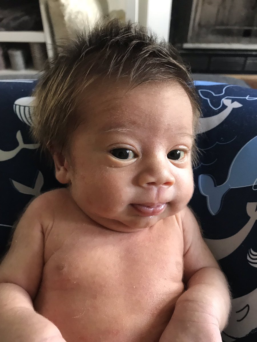 My first grandchild had his first real bath today! I can’t tell if he liked it! My heart is full!