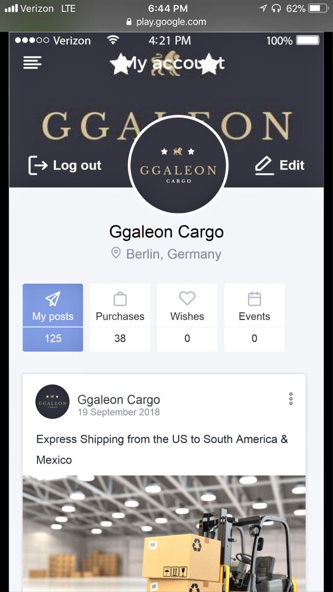 CargoExpre's tweet image. Ingresa en nuestra página play.google.com/store/apps/det… y regístrate totalmente gratis para que comiences a disfrutar del mejor servicio en envíos de encomiendas que te ofrece #ggaleon 

#Courier #Venezuela #Regístrate #Envíos #Servicios