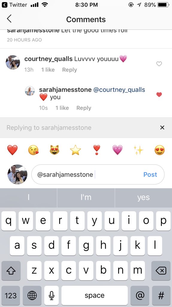 CourtneyQualls7's tweet photo. Proof that Sarah James &amp; I really do love each other. https://t.co/2xy75hoLbU