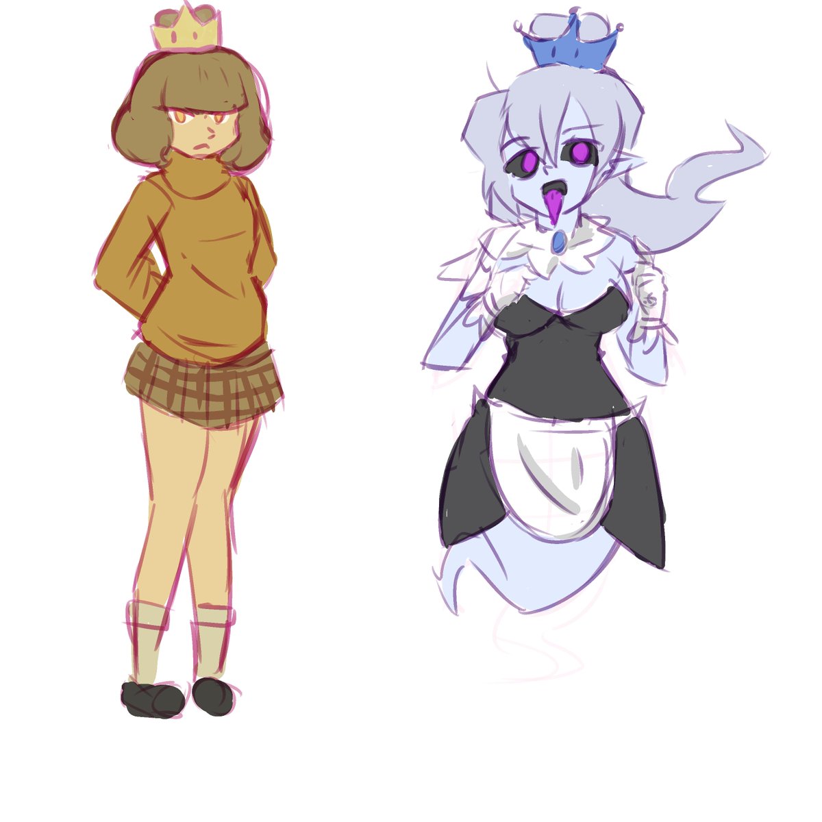 Daf T On Twitter Two More Weird Sketch From 09 26 2018 Sketch Skeches Anime Originalcharacter