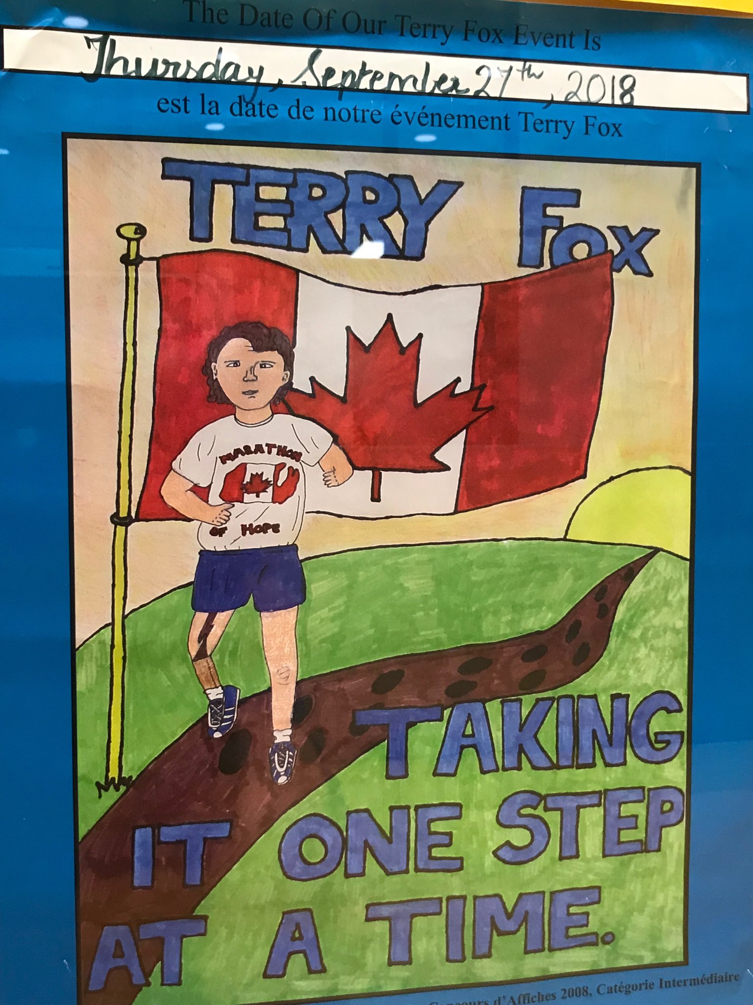 The Waterfront School on X: "A reminder of our school Terry Fox run  tomorrow afternoon, September 27. Bring in your donation tomorrow too. We  are looking forward to supporting Terry\