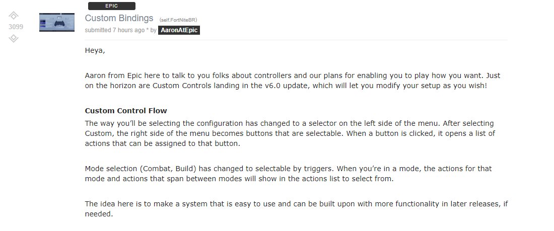 more http reddit com r fortnitebr comments 9j4zlg custom bindings good for the comp console scene fortnite esportspic twitter com 4kwzk6cmhv - fortnite console building sensitivity