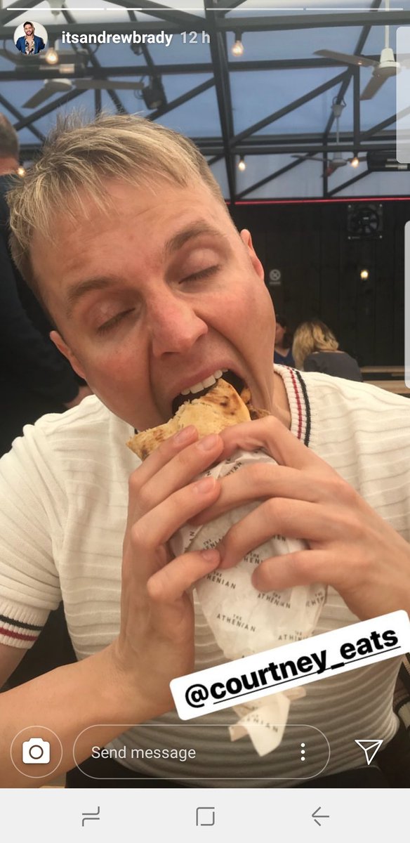 slinehan1's tweet photo. OMG I've been so busy all day that I missed @itsandrewbrady and @courtneyact meeting up! I'm slacking lol! Permission to squeal? 😂😂💞💞 #Shandrew xx https://t.co/LPajwpUpkO