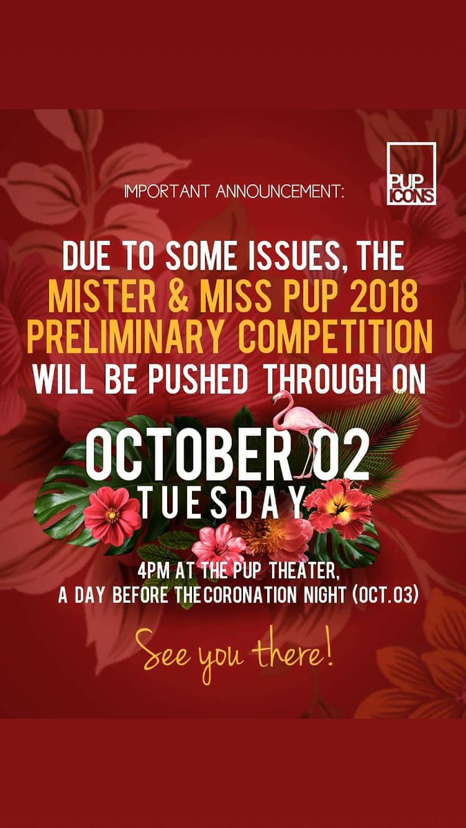 PUPIcons's tweet photo. #MisterAndMissPUP2018 https://t.co/o75Dr4zVQJ