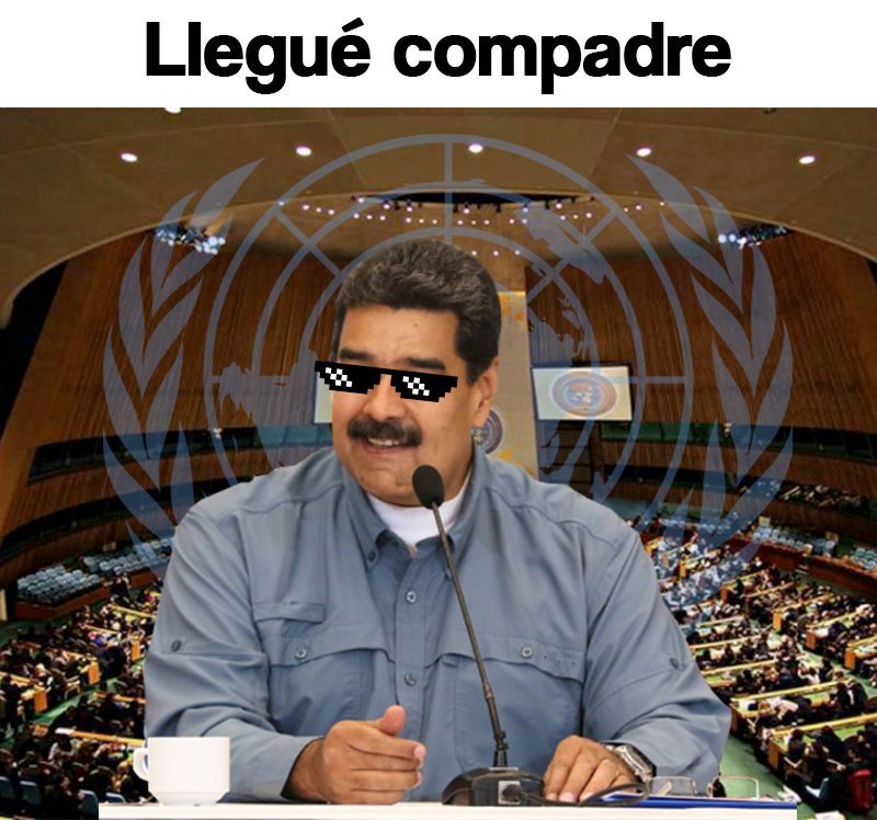 SierraCarlosVEN's tweet photo. Gracias Presidente @NicolasMaduro por Defender la Patria de Bolívar y Chávez en la ONU! Tenemos un Presidente Valiente y Luchador! Este pueblo lo apoya con FUERZA!  #MaduroEnLaONUVozDeLaVerdad #VenezuelaAlzaSuVozEnLaONU https://t.co/g4mMww2Ysc