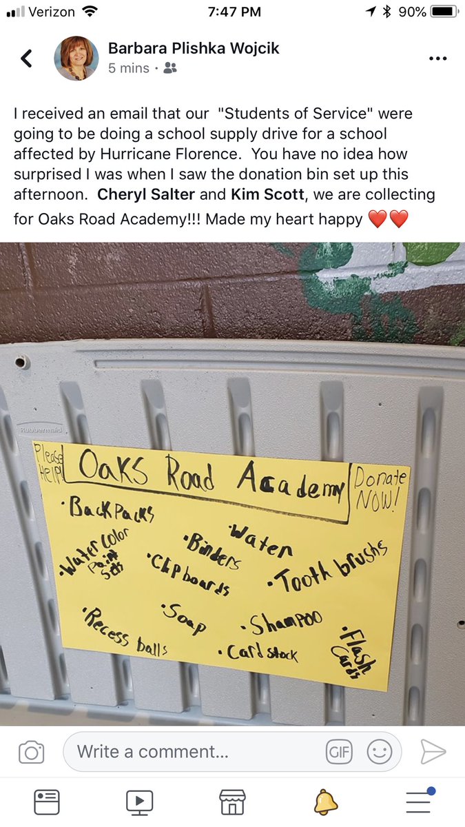 Kim_Scott_15's tweet photo. It’s a small world! Barbara and I worked together when I first moved to New Bern! #CarolinaStrong #NewBernRoots #StudentsOfService @sanfordcreek https://t.co/EjLlBKCfAN