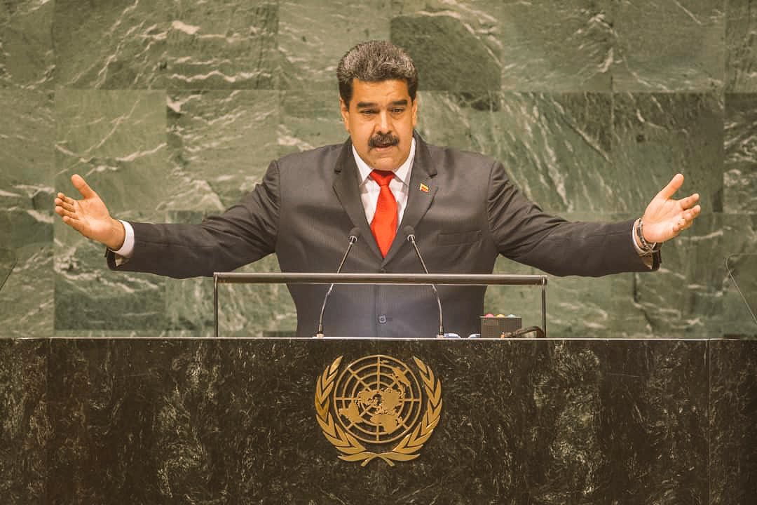 vwinstonv's tweet photo. “No podemos permitir que se le imponga a la humanidad un modelo único en lo económico, cultural y político, defendemos la diversidad y soberanía ¡Defendemos a la Palestina libre y rechazamos el bloqueo a Cuba!” destacó el primer mandatario @NicolasMaduro https://t.co/bpPTLJQEwM