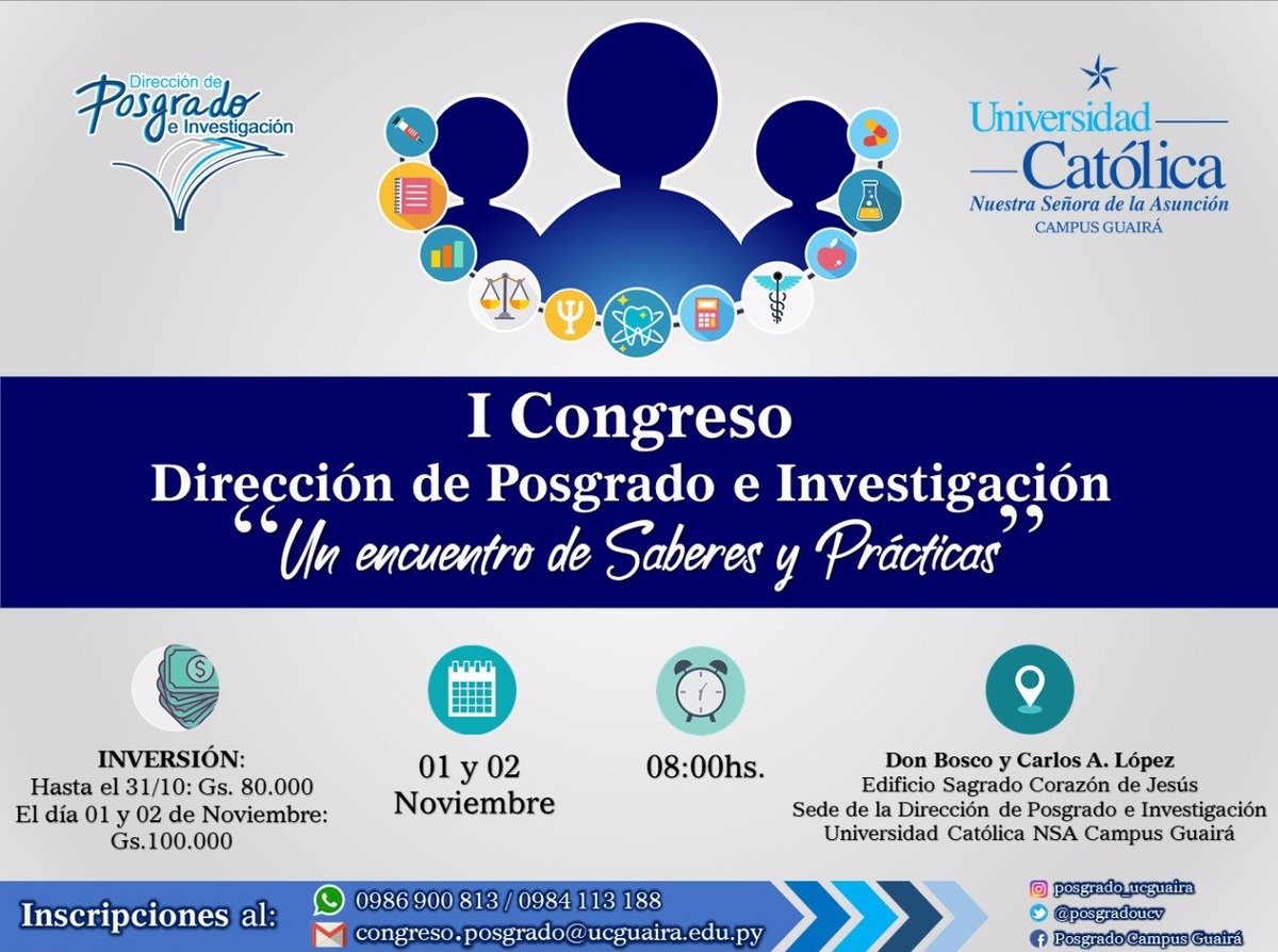 posgradoucv's tweet photo. Nos estamos preparando para brindarte un evento de alto nivel.

Seguinos y enterate de quienes serán nuestros disertantes!!

#DescubríTuEstrellaUC 🌟 💙 #posgradocampusguaira 🎓 https://t.co/hadf14MSCQ