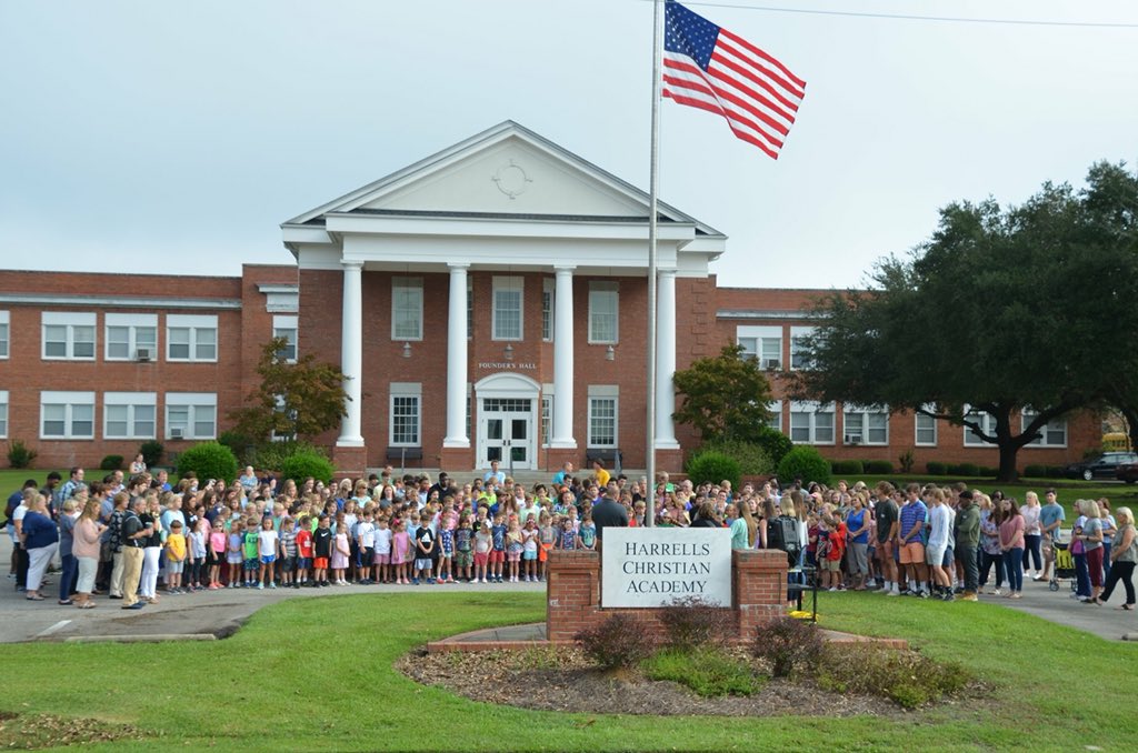 gr8ful4liam's tweet photo. Liam’s School participated in #SYATP See you at the pole. Student lead prayer event. Prayer is a powerful thing! Many students are still dealing with the damage left by the hurricane that ripped our state. Praying for all who lost their home &amp; are having to rebuild their lives. https://t.co/zY0X9Thrdi