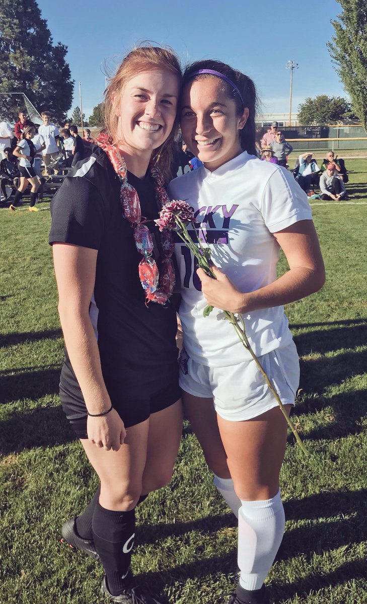 Happy senior night to a recent 2019 commit, <a href="/DelaneyReed15/">Delaney Reed</a>! What better way to celebrate but play against another commit, Katelyn Ramon! We can’t wait to have you both join the #YoteFam!! #GoYotes #2019commits #seniornight #GoPurple #capitaleagles #rmhsgrizzlies