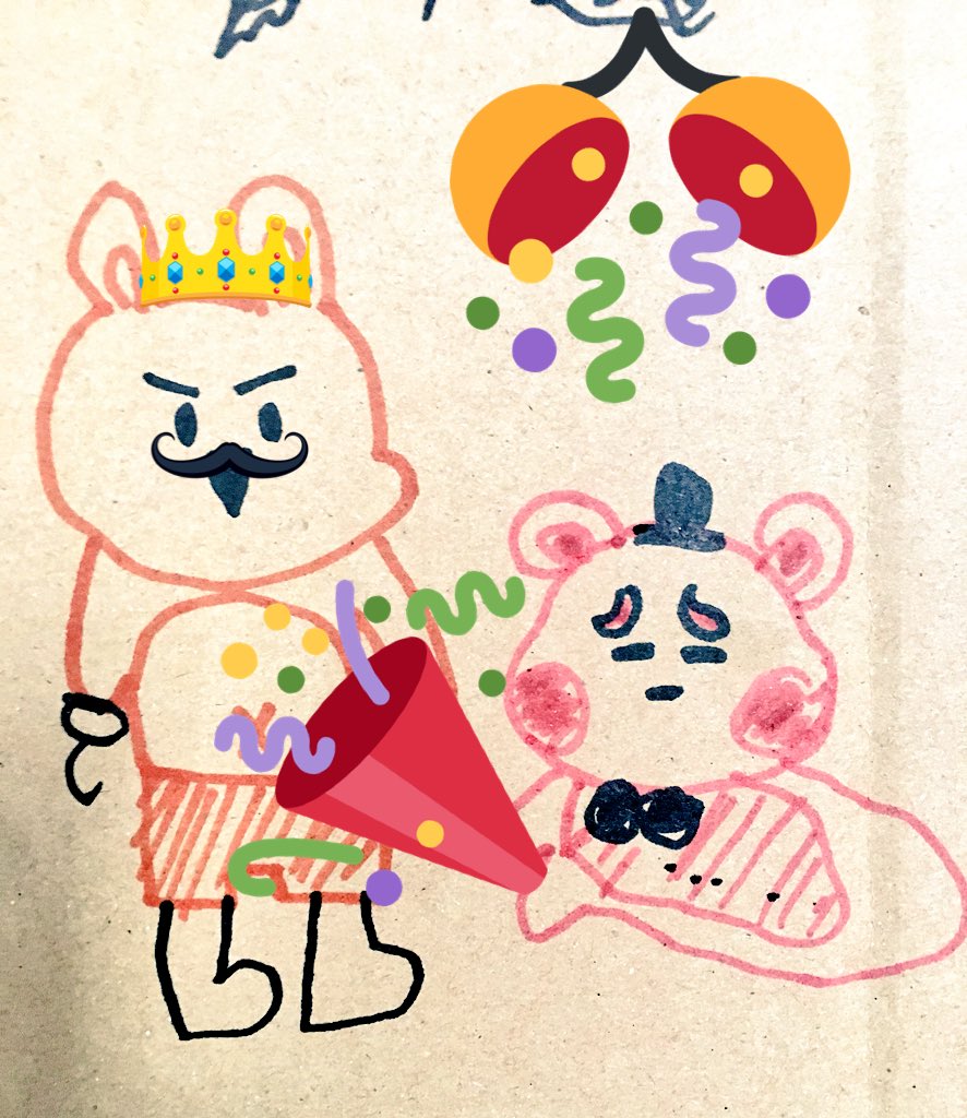 ট ইট র イシイニキ Ishiiniki Fnaf日本宣伝 Lawine M めいるさんお誕生日おめでとうございます いつも最高に 面白い動画作って下さるお返しに今回はイラストを描きました キングフォクシーくんにお祝いのクラッカーを直撃させるいもむししぁ