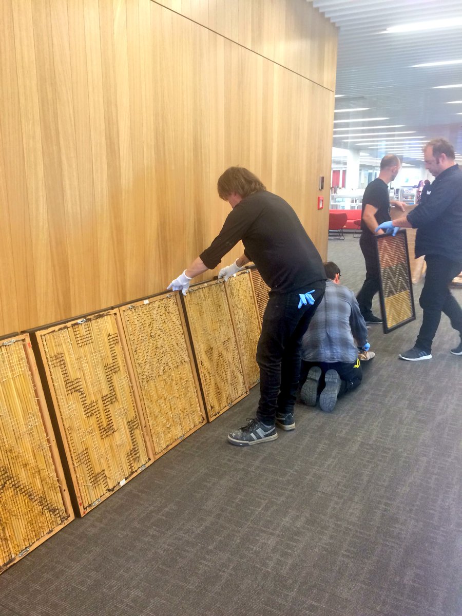 Some very special art is coming back together at Tūranga. ^MT