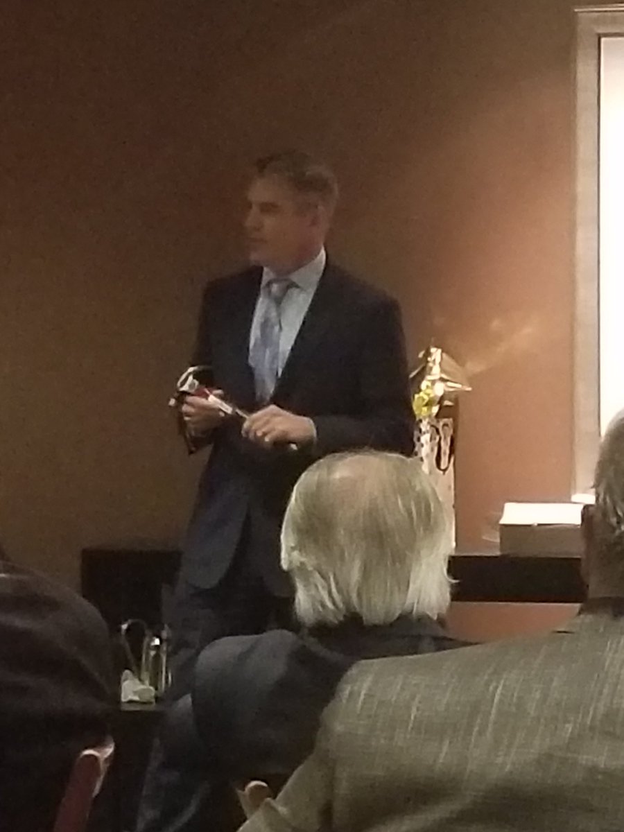 Our eloquent and gracious <a href="/MoBarPresident/">Missouri Bar President</a> showing off our gift a well-made hammer.  Symbolizing building, maintenance &amp; practicality <a href="/mobarnews/">The Missouri Bar</a>