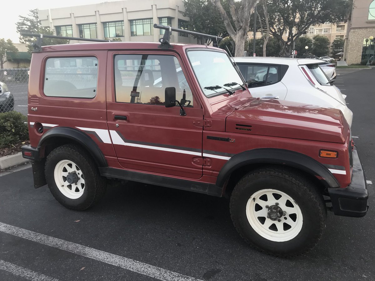 Oh, I also picked up a 1986 Suzuki Samurai. It’s pretty cool.
