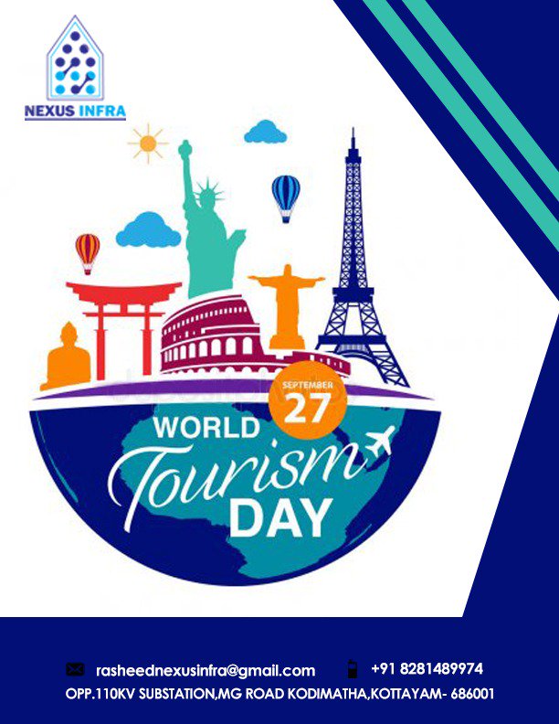 Nexusinfra's tweet photo. The Beauty of nature will leave you speechless once you start travelling,but it will make you a story teller once you finish travelling.
#World_tourism_day
#Nexus_infra : +91 8281489974
rasheednexusinfra@gmail.com
#Architecture
#interior_designing https://t.co/hGJ3nwXw6p