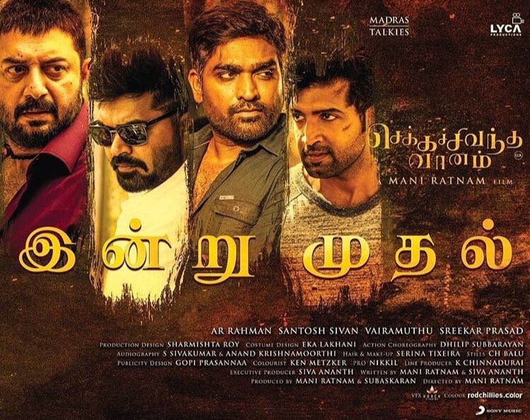 studio9_suresh's tweet photo. *Big positive in #CCV is @arrahman BGM ...
Mass scenes for @arunvijayno1,@VijaySethuOffl #Simbu @thearvindswami 👏👏👏worked out in big time 👍👍👍
Congrats to entire team superhit #CCVDay @maniratnam sir backkk 😱🙏 https://t.co/GRWdzk8NJj