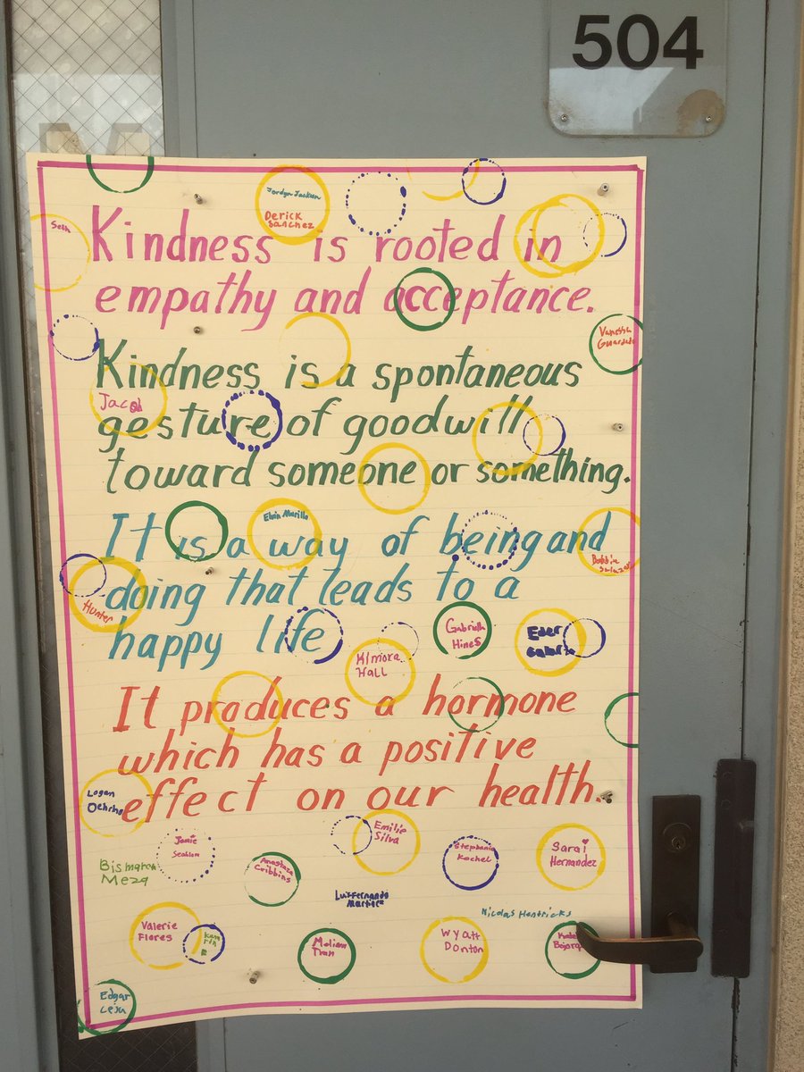 TruTigers's tweet photo. Fifth graders at Truman pledging to the power of kindness! Great discussion leading to an empowering message. Go Tigers! #dsusdHello https://t.co/62CWEGqDVh