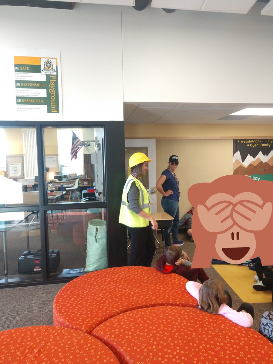 5thwithSmith's tweet photo. #bighorn5 dug deep into revising and editing with COPS and ARMS today with some costumes for fun. #meadowlarkflyers https://t.co/t4UudotuKo