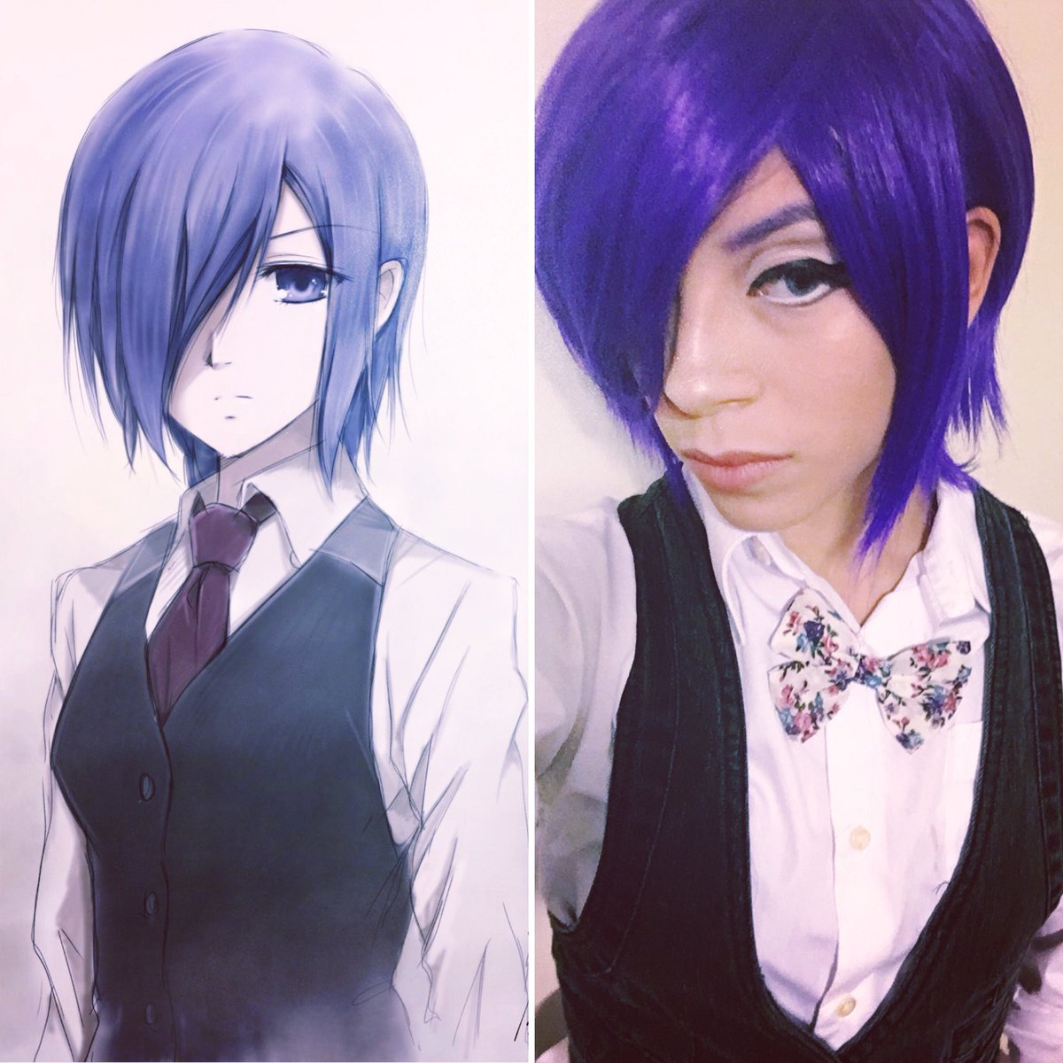CatalinaCosplay's tweet photo. Casual cosplaying Kirishima Touka.. 🙀 #tokyoghoul #touka #kirishimatouka #cosplay #casualcosplay #looklikeabutler #lovethis #betterwig #imadeitbetter #ifixedit #yay https://t.co/BtJf162Ynt