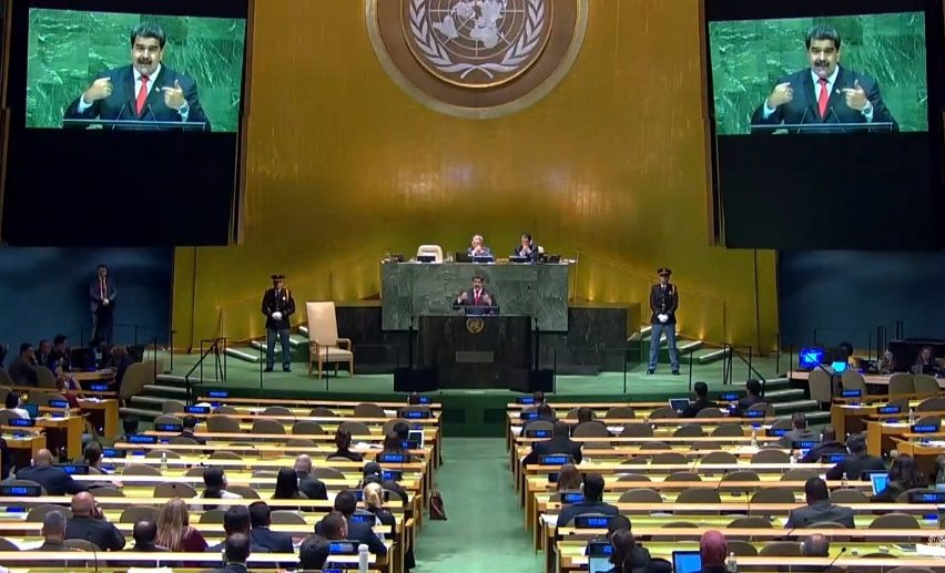 Watcher_Ven's tweet photo. Nicolás Maduro en la ONU
Los que lo escucharon / Los que lo aplaudieron https://t.co/kCAbUXUarm