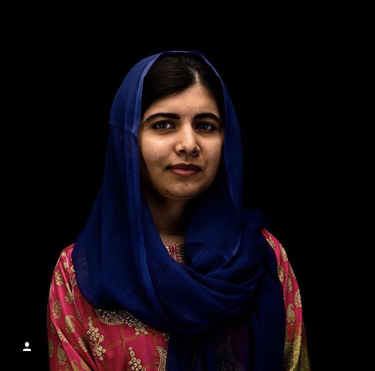 marcustroy's tweet photo. Wow my brother @Naskademini had the honor of having @Malala sit with him for her portrait #InfluenceMtl https://t.co/HiaPyDm9OC