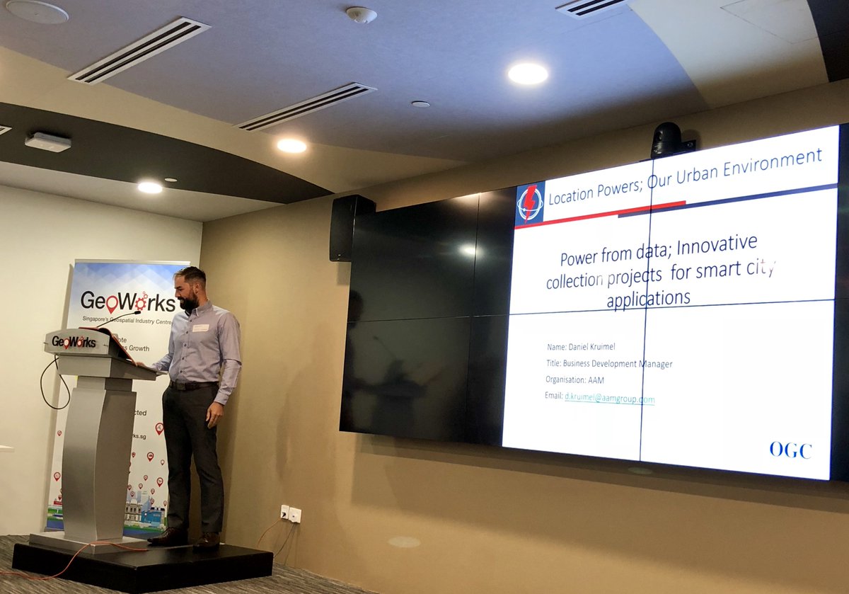 geocirrus's tweet image. Check out what we've been busy doing in #Singapore this week.
Yesterday, we've attended Location Powers event and showcased how location intelligence is gained from geospatial data for smart city applications. 
Contact us to find out more:
info@aamgroup.com
#GIS #3Dcitymodel
