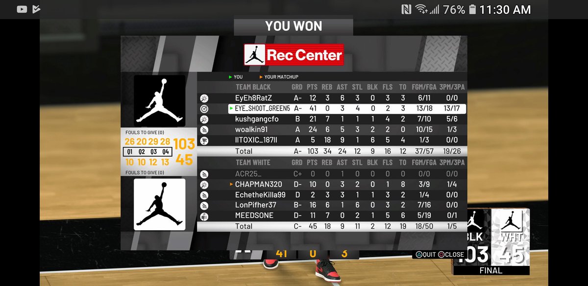 ROYALT263's tweet image. #NBA2K19 #jordanrec #puresharp